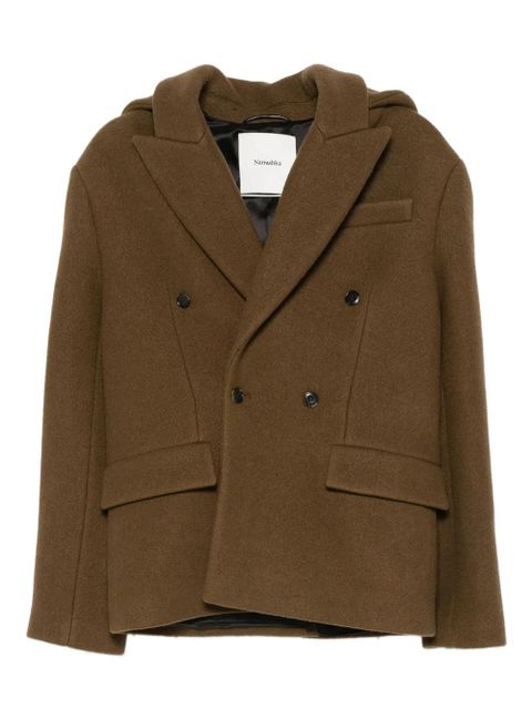 Nanushka double-breasted coat - Brown - zdjęcie produktu nr 1