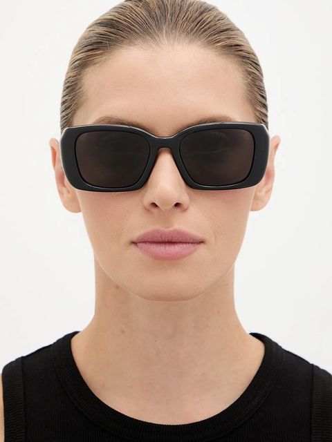 Coach okulary przeciwsłoneczne damskie kolor czarny 0HC8435U