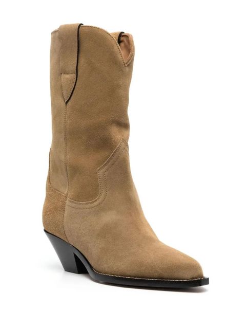 ISABEL MARANT Dahope suede boots - Neutrals - zdjęcie produktu nr 2