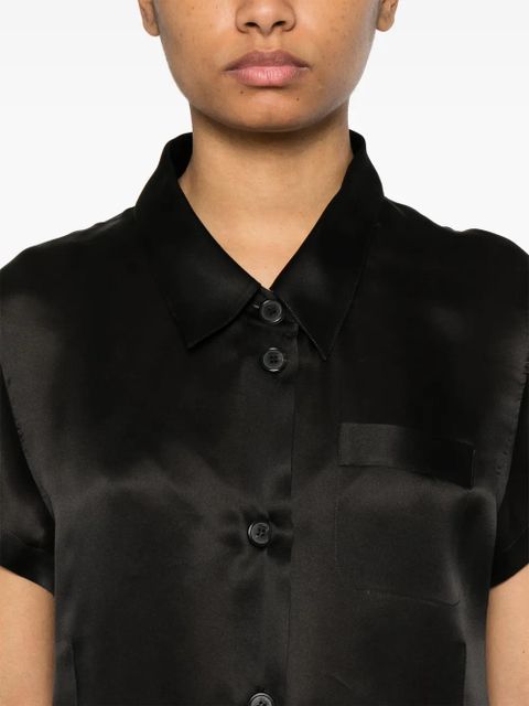 KHAITE Keefe shirt - Black