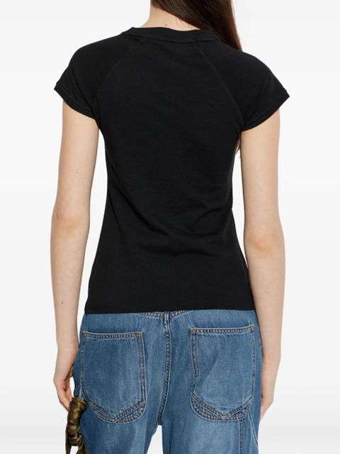 LOEWE embroidered-logo T-shirt - Black