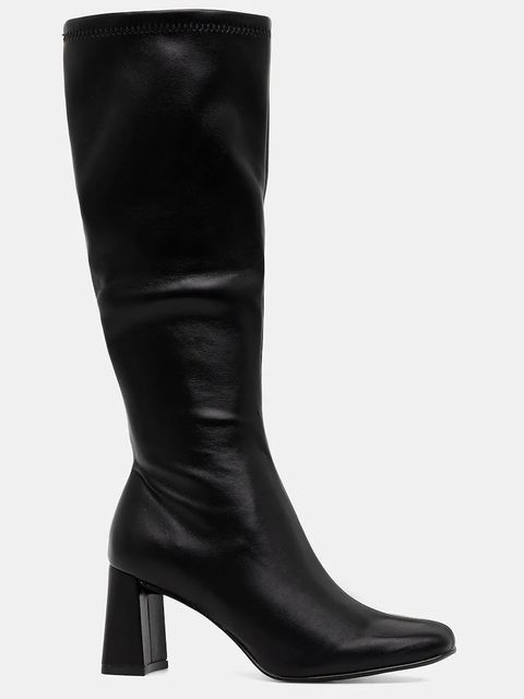 Steve Madden kozaki Holly damskie kolor czarny na słupku 11003501 - zdjęcie produktu nr 2