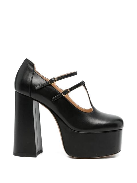 Chloé leather platform pumps - Black - zdjęcie produktu nr 1