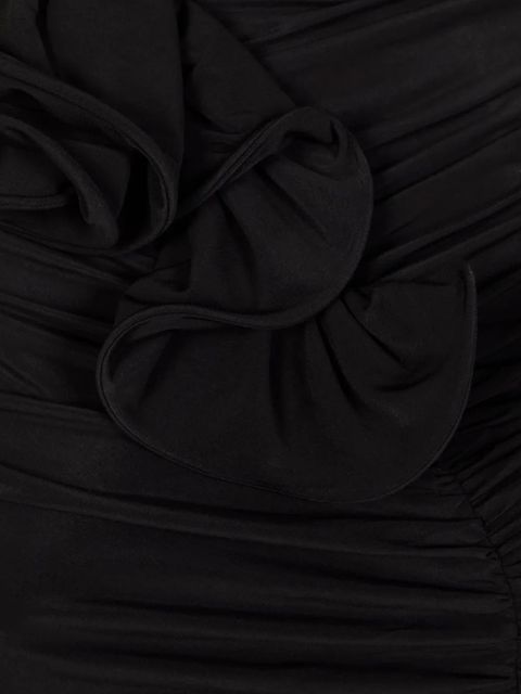 Magda Butrym ruffled mini dress - Black