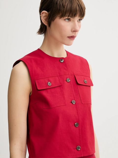 Theory kamizelka lniana - zdjęcie produktu nr 2