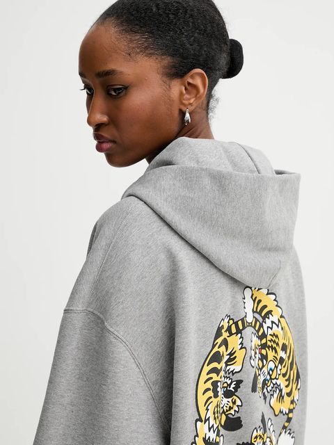 Kenzo bluza bawełniana x Verdy kolor szary z aplikacją FF58SW2404MF.94