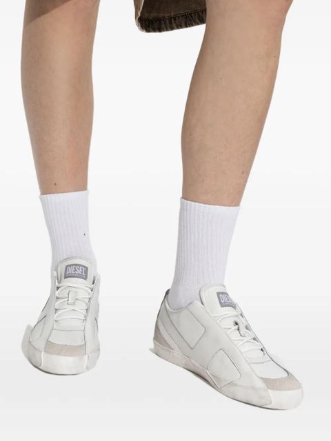 Diesel panelled low sneakers - White