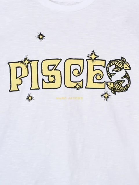 Marc Jacobs The Zodiac Pisces-print T-shirt - White