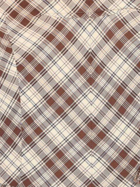 Prada plaid pattern dress - Neutrals - zdjęcie produktu nr 2