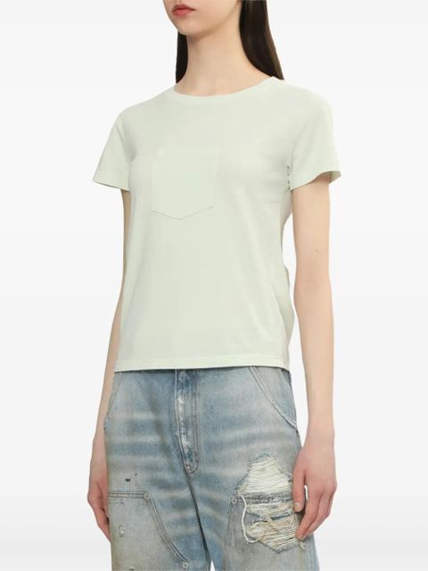 MM6 Maison Margiela pocket-detail T-shirt - Green - zdjęcie produktu nr 2