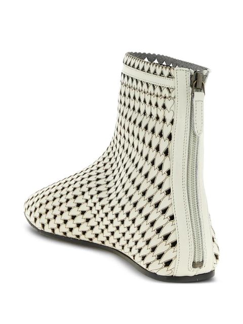 ISABEL MARANT Ferix leather ankle boots - Neutrals