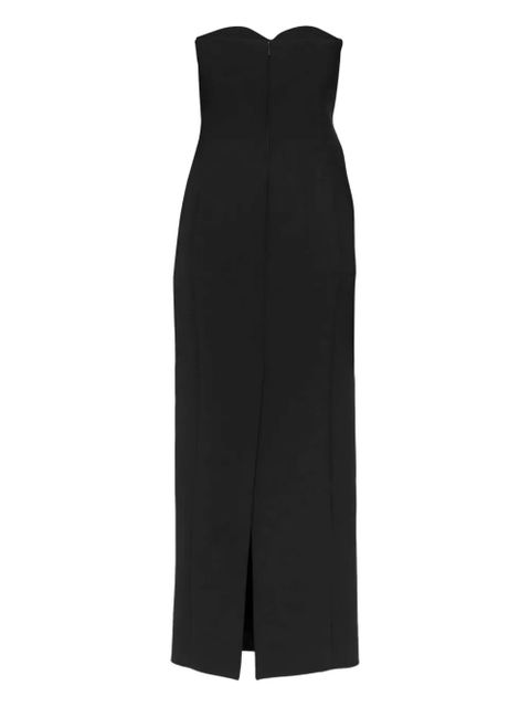 KHAITE strapless midi dress - Black - zdjęcie produktu nr 2