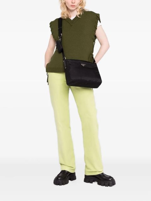 Prada Re-Nylon logo-plaque crossbody bag - Black - zdjęcie produktu nr 2