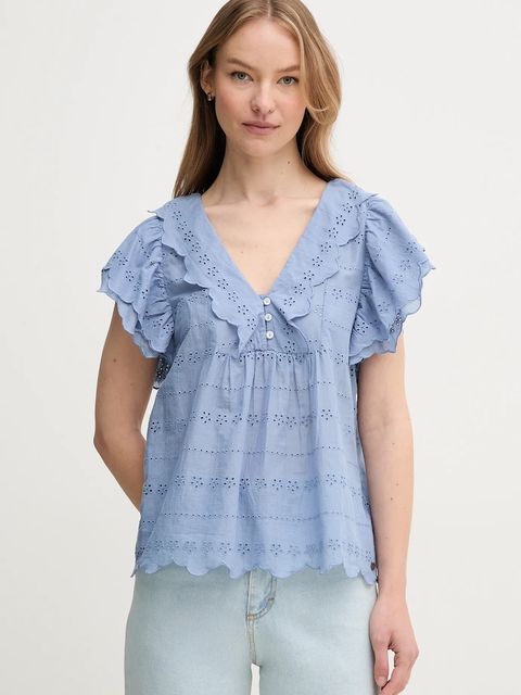 Pepe Jeans bluzka bawełniana DAME - zdjęcie produktu nr 2