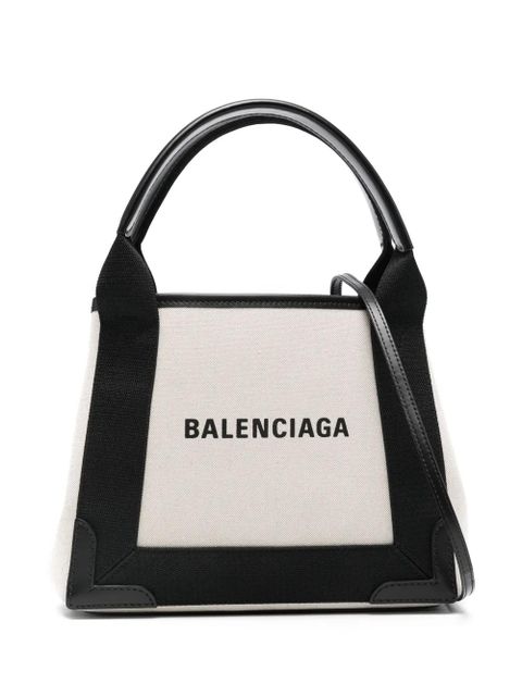 Balenciaga Navy XS Cabas tote bag - Neutrals