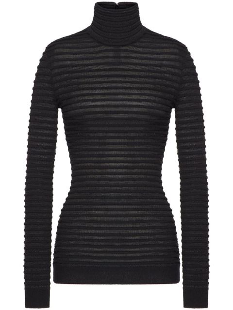 Valentino Garavani High-neck top - Black