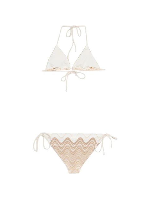 MC2 Saint Barth Levyne tie-fastening bikini - Neutrals - zdjęcie produktu nr 2