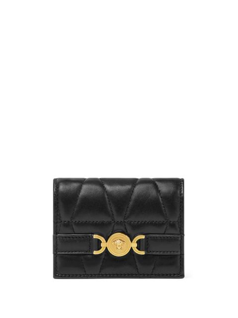 Versace Medusa '95 quilted bi-fold wallet - Black - zdjęcie produktu nr 1