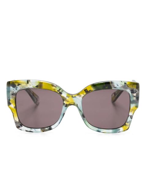 Chloé Eyewear butterfly-frame sunglasses - Green - zdjęcie produktu nr 1