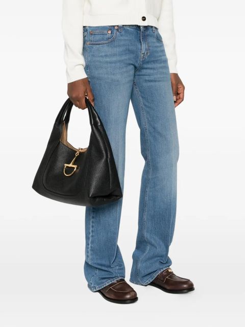 Gucci horsebit handle tote bag - Black