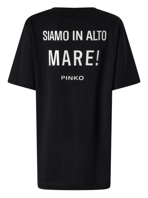 PINKO Miglio logo-detail T-shirt - Black - zdjęcie produktu nr 2