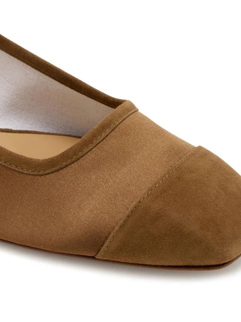 Aeyde Geraldine slingback ballet flats - Brown