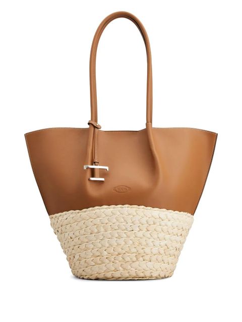 Tod's medium Bux tote bag - Brown - zdjęcie produktu nr 1