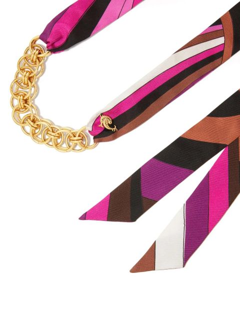 PUCCI iride-print necklace - Gold