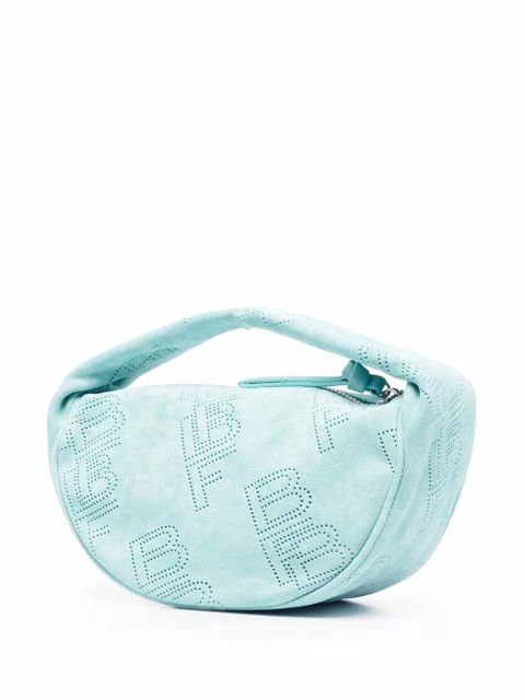 BY FAR Cush perforated-detail tote bag - Blue - zdjęcie produktu nr 2