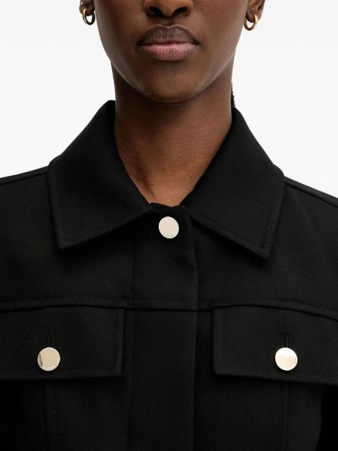 Sportmax cropped buttoned jacket - Black