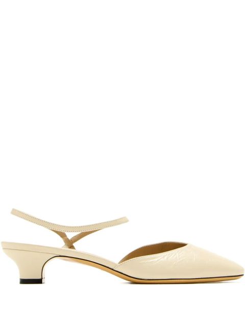 Le Monde Beryl 35mm ankle-strap heeled pumps - Neutrals - zdjęcie produktu nr 1