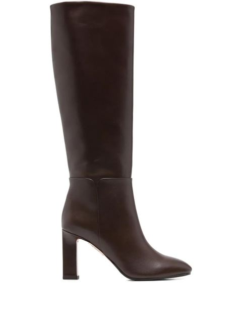 Aquazzura 80mm leather boots - Brown - zdjęcie produktu nr 1