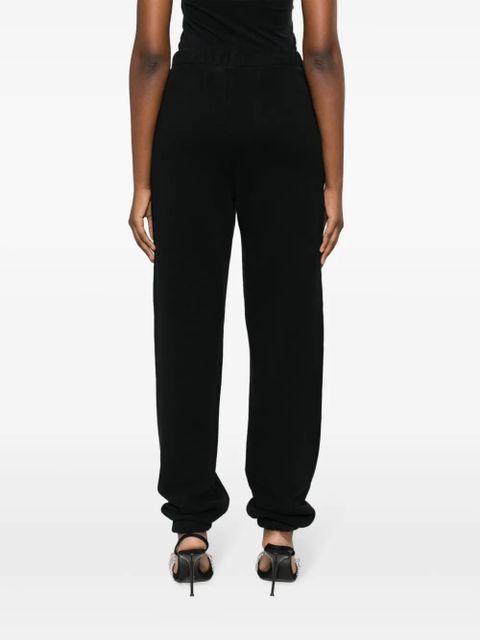 The Attico Penny logo-embossed cotton track pants - Black - zdjęcie produktu nr 2