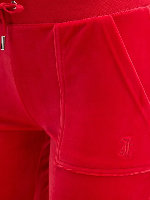 Juicy Couture spodnie dresowe DEL RAY POCKETED PANT damskie kolor czerwony gładkie JCAP180 - zdjęcie produktu nr 2