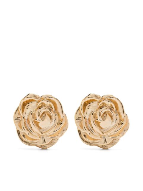 Magda Butrym rose-shaped earrings - Gold - zdjęcie produktu nr 1
