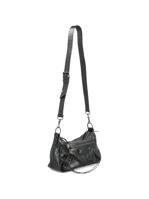 Balenciaga small City Moto shoulder bag - Black