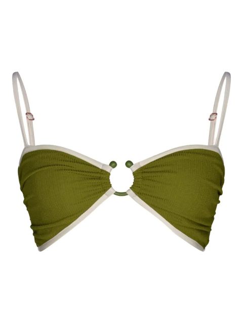 Johanna Ortiz Aquatic Days bikini top - Green - zdjęcie produktu nr 1