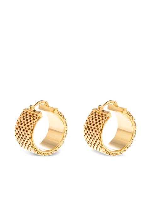 Jil Sander chain-link hoop earrings - Gold - zdjęcie produktu nr 2