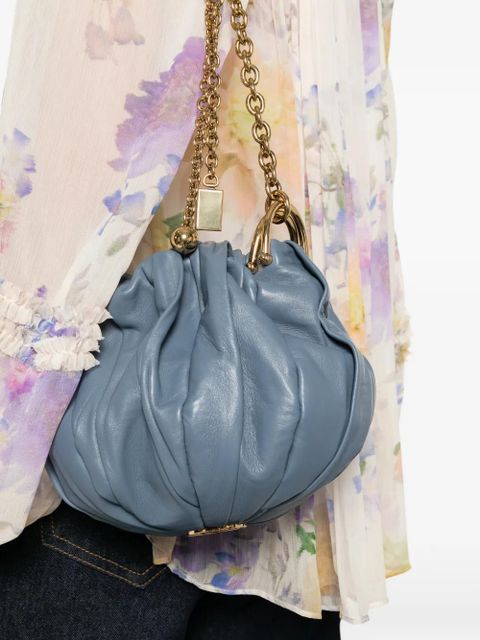 Chloé Plissé shoulder bag - Blue - zdjęcie produktu nr 2