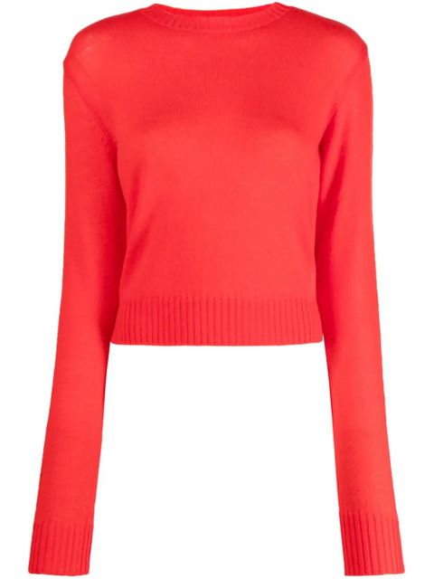 Jil Sander crew-neck sweater - Red - zdjęcie produktu nr 1