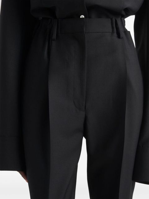 Prada pressed-crease tailored trousers - Black