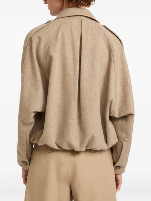 Yves Salomon button cashmere jacket - Neutrals