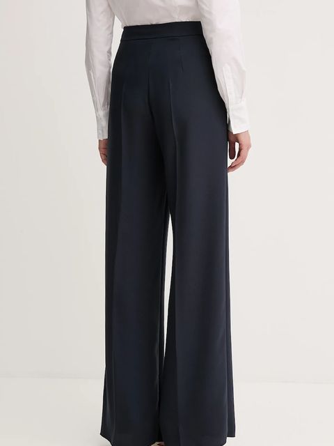 MAX&Co. spodnie damskie kolor granatowy proste high waist 2418131034200 - zdjęcie produktu nr 2