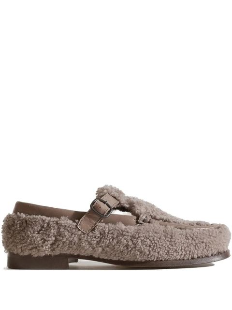 Hereu Alber shearling loafers - Grey - zdjęcie produktu nr 1