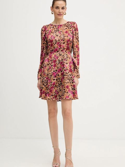 Morgan sukienka kolor brązowy mini rozkloszowana RIZAC.F - zdjęcie produktu nr 2