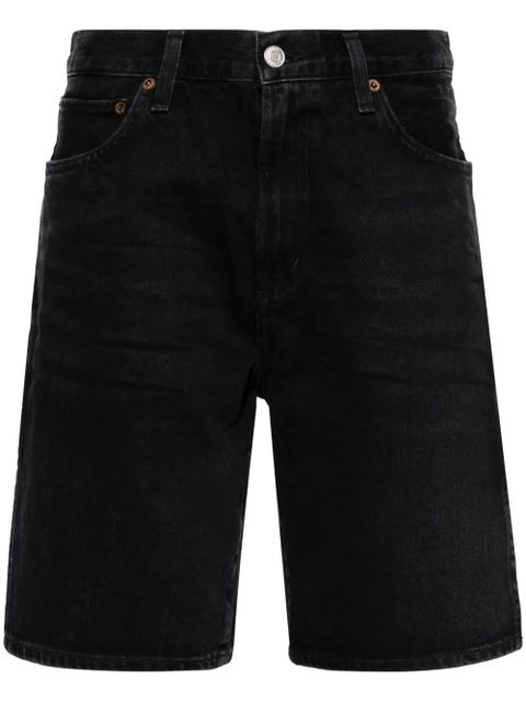 AGOLDE Vida high-rise denim shorts - Black - zdjęcie produktu nr 1