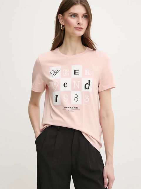 Weekend Max Mara t-shirt bawełniany - zdjęcie produktu nr 1