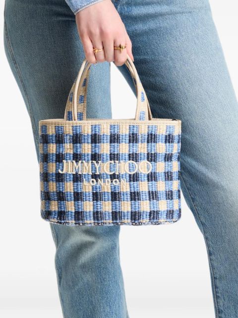 Jimmy Choo beach tote East-West mini bag - Blue - zdjęcie produktu nr 2