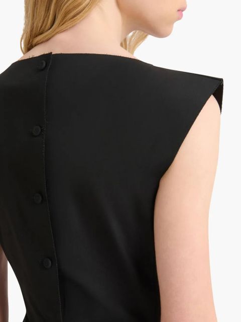 Marni structured sculptural top - Black