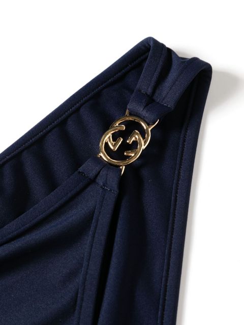 Gucci Interlocking G-plaque bikini - Blue